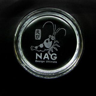 NAG aqua music Round Shaped Glass Shrimp Food Dish