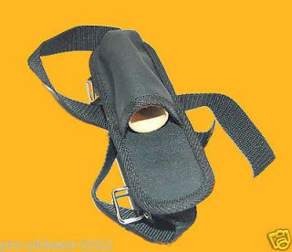 BLACK NYLON STRAP ON MACE / PEP SPRAY LEG / ARM HOLSTER W/ 15 STRAPS