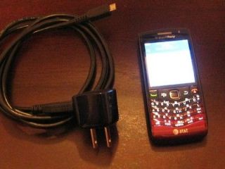 BlackBerry Pearl 3G 9100   Black/red (AT&T) Smartphone