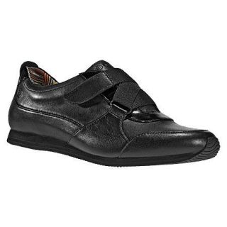 Aravon by New Balance KEELEY Black Leather Velcro Athletic Oxford