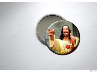 BUDDY CHRIST   DOGMA Pocket /Purse Mirror