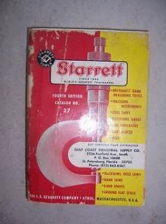 1970 Starrett Tool Catalog 27 Saw Vise Precision Hand j