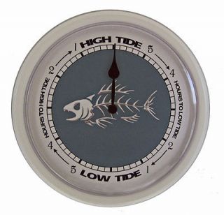 TIDE CLOCK 10 BONE FISH blue dial tide clock 242W
