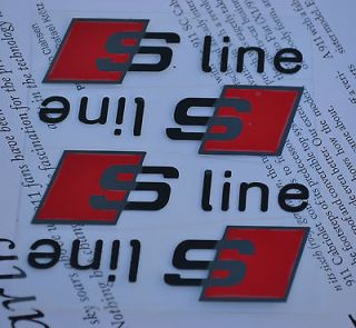 AUDI S Line Brake Caliper Decals Stickers A3 A4 A5 A6 S3 S4 S5 TT Q7