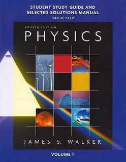Physics By Walker, James S./ Reid, David [Study Guide Edition]