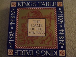 WOODEN EXPRESSIONS KINGS TABLE THE GAME OF VIKINGS NEW IN BOX