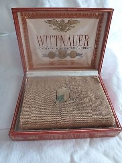 Vintage WWl Soldier Bible kept in Wittnauer Watch Red Box New