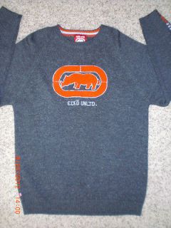 ECKO UNLIMITED GRAY SWEATER DULT SIZE XLARGE PRE OWNED SEE PICTURES