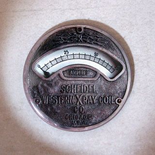 XRAY GAUGE Round Fridge Magnet, Steampunk, Medical Gauge, 2.25