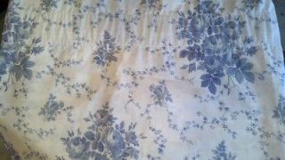 Laura Ashley SOPHIA blue white rose pattern Valance