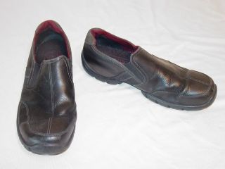 Newly listed Rockport XCS Black leather Casual Loafers shoes mens size