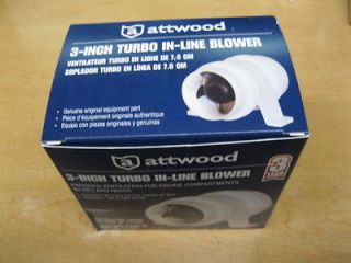 ATTWOOD 3 TURBO IN LINE BLOWER BOAT PARTS VENT FAN BAYLINER WHALER