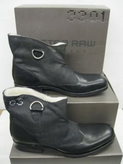 Star Raw Gents Leather Fur lined Boots ASPER MIX