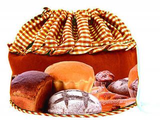 Camerons Products Fall/Brown Bun Bread Warmer Basket Microwave