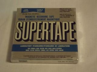 Realistic Supertape Blank Reel to Reel 5 Tape NEW