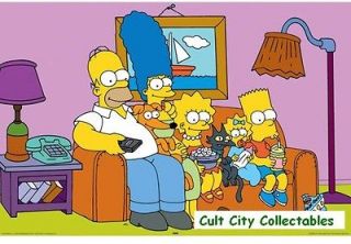 The Simpsons Classic Couch Scene Maxi Poster. NEW. Rare Design. Homer
