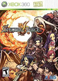 Spectral Force 3 (Xbox 360) *NEW FACTORY SEALED*