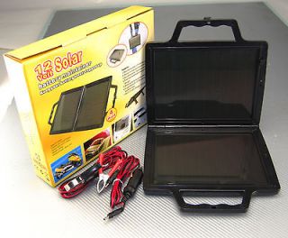 listed Brand New 4W 12V Briefcase solar car battery trickle charger