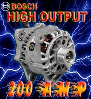 BOSCH HIGH OUTPUT ALTERNATOR Ford Focus 2.0L 2000 2004 200 AMP Zetec