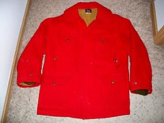 Vintage WOOLRICH Made in USA WOOL Winter Birding Hunting jacket Coat