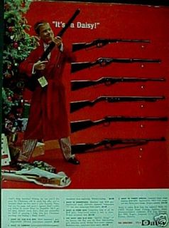 Daisy B B Western Gun Boys Kids Toy Christmas 1963 Ad
