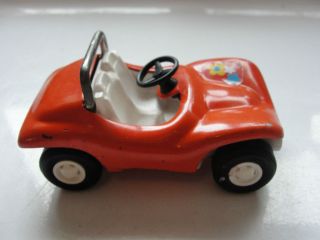 VINTAGE TONKA FLOWER POWER ORANGE DUNE BUGGY WITH ROLL BAR,COLLECTABLE