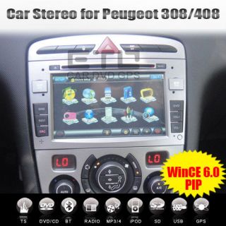 308 408 Car Stereo DVD GPS Navigation Sat Nav Multimedia Auto Radio