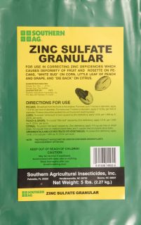Zinc Sulfate Granular 5lb