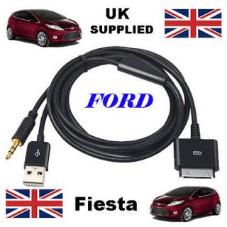 Genuine FORD FIESTA 1529487 iPhone iPod USB & Aux Cable replacement