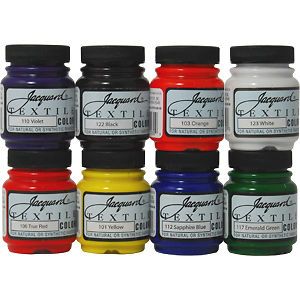 Textile Color 8 Assorted Pigments Fabric Ink Airbrush Spray Paint Set