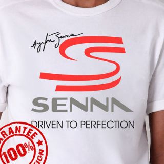 Ayrton Senna F1 Racing Driver T Shirt Formula 1 All Sizes XS 3XL #738