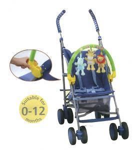 BABYS Jungle Friends Activity Arch Mobile   Pram / Buggy Toy   Baby