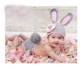 Cute Baby Infant Rabbit Costume Photo Photography Prop 0 6 month