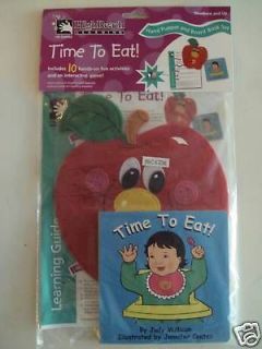 Baby Board Book & Puppet Set ~ Apples / Eating   Brand New in Package