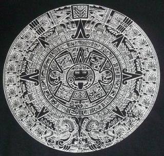 aztec calendar t shirt in Clothing, 