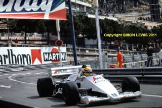 AYRTON SENNA Toleman TG184 HartTurbo. Monaco GP 1984(b)