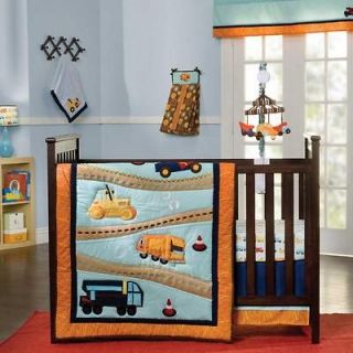 Zutano Construction 4 Piece Baby Crib Bedding Set by Kidsline