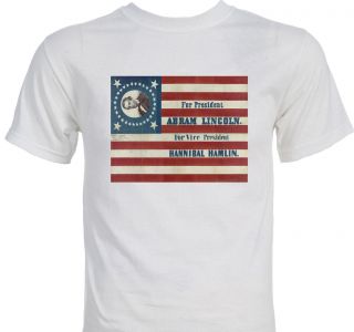 Abraham Lincoln For President 1860 Rare pre Civil War campaign T shirt