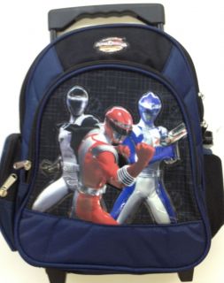 SMALL 12 in POWER RANGERS Rolling Backpack TODDLER KIDS LUGGAGE