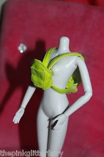DOLL SIZE babysitter lime green baby twins carrier backpack BD 78