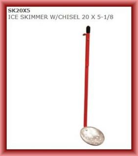 New SK20X5 Eskimo Ice Fishing Ice Skimmer With Chisel 20 X 5 1/8