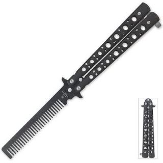 Newly listed NEW Harmless Practice Butterfly Knife Hair Comb