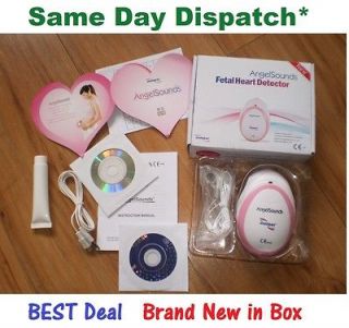Baby Fetal Doppler Angel Sound Heart Monitor Portable Angelsounds