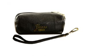 Guess Cheyanne Faux Leather Double Phone Case Black
