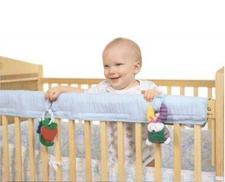 Leachco Easy Teether; Babys Crib Rail Cover Blue 322032