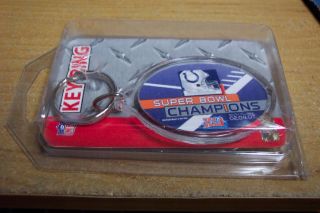 Wincraft Indianapolis Colts Super Bowl Champions Key Ring new.
