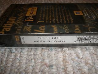 Rare SEALED Bee Gees VHS Barry Robin Maurice Gibb Biography Official