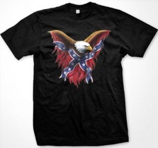 Confederate Bald Eagle Flag Southern Pride T Shirt Tee