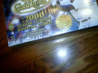 Unopened 2000 Topps Gold Label Hobby Baseball box