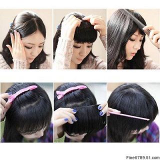 2013 Girls False Bang Neat Fringe Hairpiece Clip on Hair Extensions